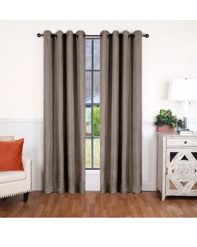 SUPERIOR SUPERIOR 52X96 LINEN-INSPIRED CLASSIC MODERN BLACKOUT 2PC CURTAIN PANEL SET