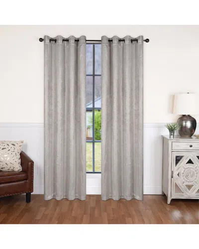 Superior 52x96 Modern Geometric Waves Blackout 2pc Curtain Panel Set In Ivory