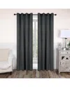 Superior 52x96 Solid Classic Modern Blackout 2pc Curtain Panel Set In Grey