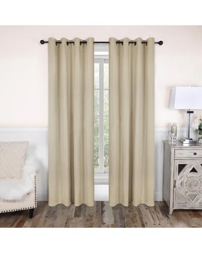 SUPERIOR SUPERIOR 52X96 SOLID CLASSIC MODERN BLACKOUT 2PC CURTAIN PANEL SET