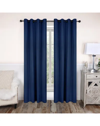 SUPERIOR SUPERIOR 52X96 SOLID CLASSIC MODERN BLACKOUT 2PC CURTAIN PANEL SET