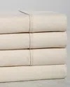 Superior 530 Thread Count Solid Combed Cotton Sheet Set In Neutral