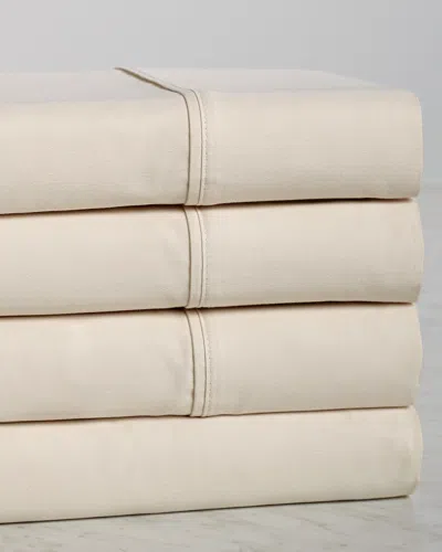 SUPERIOR SUPERIOR 530 THREAD COUNT SOLID COMBED COTTON SHEET SET