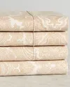 Superior 600 Thread Count Cotton Rich Easy Care Paisley Sheet Set In Neutral