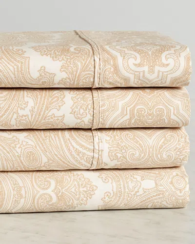SUPERIOR SUPERIOR 600 THREAD COUNT COTTON RICH EASY CARE PAISLEY SHEET SET