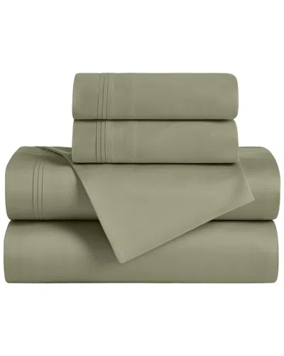Superior 650 Thread Count Egyptian Cotton Solid Deep Pocket Sheet Set