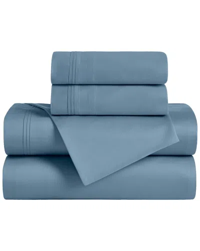 Superior 650 Thread Count Egyptian Cotton Solid Deep Pocket Sheet Set