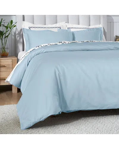 Superior 650 Thread Count Egyptian Cotton Solid Duvet Cover Set