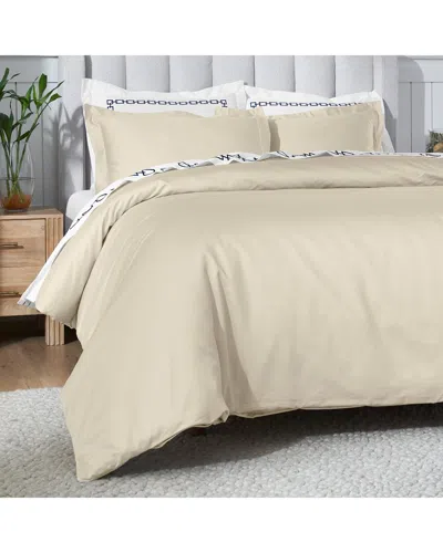 Superior 650 Thread Count Egyptian Cotton Solid Duvet Cover Set