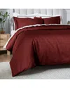 Superior 650 Thread Count Solid Duvet Cover Set