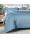 Superior 650 Thread Count Solid Duvet Cover Set