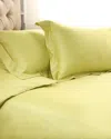 Superior 650 Thread Count Solid Duvet Cover Set In Green
