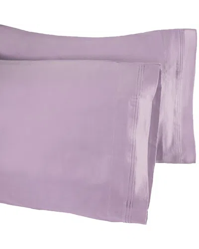 Superior 650-thread Count Solid 2pc Egyptian Cotton Pillowcase Set In Red