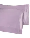 Superior 650-thread Count Solid 2pc Egyptian Cotton Pillowcase Set In Purple
