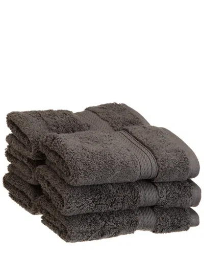Superior 6pc Egyptian Cotton Washcloth Set