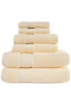 Superior Turkish Highly Absorbent Solid 6pc Ultra-plush Towel Set In Neutral