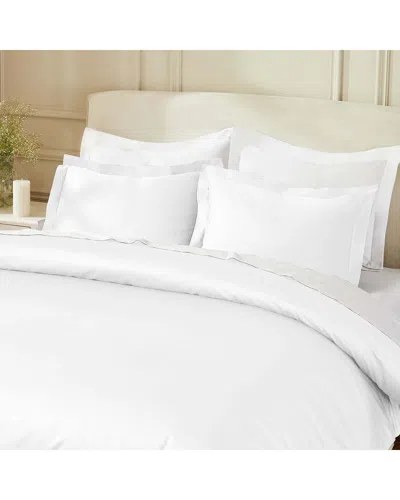 Superior 850 Thread Count 100% Cotton Solid Duvet Cover Set In White