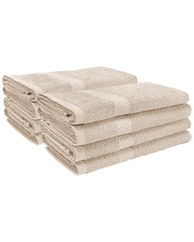 SUPERIOR SUPERIOR 8PC COTTON HAND TOWEL SET