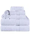 Superior 8pc Solid Terry Bath Towel Set