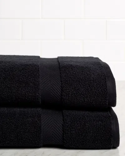 Superior Absorbent Zero Twist 2pc Bath Sheet Cotton Towel Set
