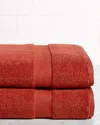 Superior Absorbent Zero Twist 2pc Bath Sheet Cotton Towel Set