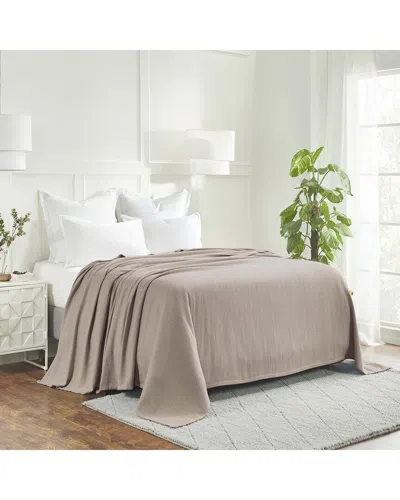 Superior All-season Chevron Cotton Blanket In Gray