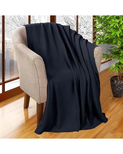 SUPERIOR SUPERIOR ALL-SEASON CHEVRON COTTON THROW BLANKET