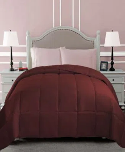 Superior All Season Classic Comforter Collection In Burgundy
