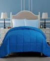 Superior All Season Down Alternative Reversible Comforter, Twin Xl In Aster Blue