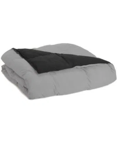 Superior All Season Reversible Comforter Collection In Black-grey