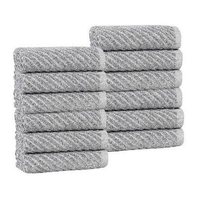 SUPERIOR AMLIA COLLECTION | 80% COTTON 20% VISCOSE 12-PC. QUICK DRY WASHCLOTH