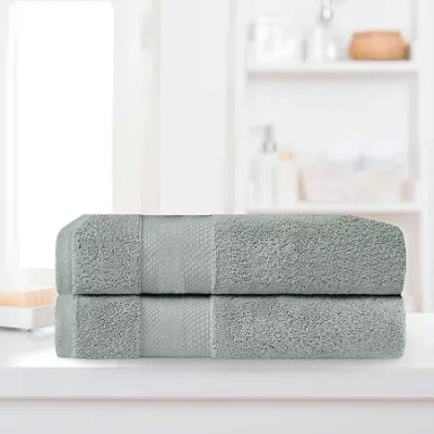 Superior Aria Collection | 100% Turkish Cotton 2-pc. Bath Sheet In Gray