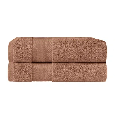 Superior Aria Collection | 100% Turkish Cotton 2-pc. Quick Dry Bath Towel In Sand
