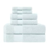 Superior Aria Collection | 100% Turkish Cotton 6-pc. Quick Dry Solid Bath Towel Set In Blue