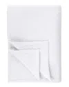 Superior Aswan Medium Weight Chevron Woven Throw In White
