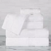 Superior Bamboo Collection | 100% Ryon From Bamboo 6-pc. Quick Dry Solid Bath Towel Set In White