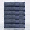 Superior Bamboo Collection | 100% Ryon From Bamboo 6-pc. Solid Hand Towel In Blue