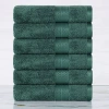 Superior Bamboo Collection | 100% Ryon From Bamboo 6-pc. Solid Hand Towel In Green