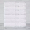 Superior Bamboo Collection | 100% Ryon From Bamboo 6-pc. Solid Hand Towel In White