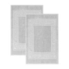 Superior Bath Mat In Silver