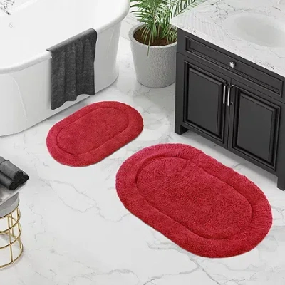 Superior Bath Rug In Red