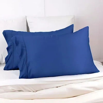 Superior Beechwood Modal Cooling Soft 300tc Pillowcase In Blue
