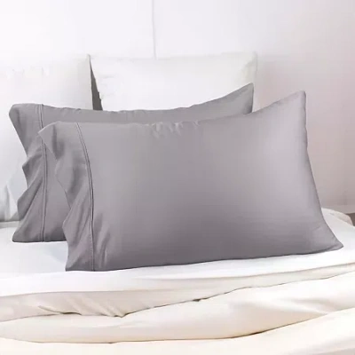 Superior Beechwood Modal Cooling Soft 300tc Pillowcase In Gray