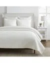 Superior Bella Silk Pick Stitch Medium Weight Quilt Set In White