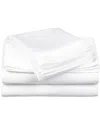 Superior Blend Solid 600 Thread Count Cotton Rich Deep Pocket Sheet Set In White