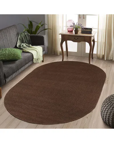 Superior Braided Reversible Indoor Outdoor Rug Coc In Brown