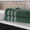 Superior Brea Collection | 100% Cotton 2-pc. Bath Sheet In Green