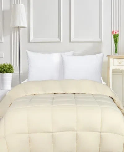 Superior Breathable All Season Down Alternative Comforter, Twin In Ivory