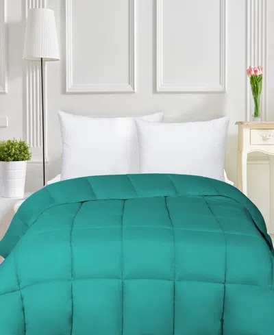 Superior Breathable All-season Comforter, Twin In Green