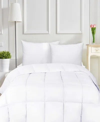 Superior Breathable All Season Down Alternative Comforter, Full In White